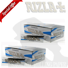 Confezione 2 Cartine RIZLA Micron Corte Rotolo Carta 2 X 50 Libretti