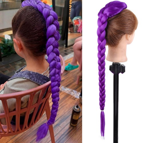 Trecce viola coda cavallo - viola, di