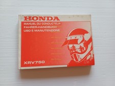 Honda XRV 750 Africa Twin 1990 manuale uso manutenzione ITALIANO originale