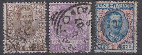 Regno 1901 floreale - floreale, alti