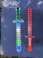 Coppia di spade di Minecraft funzionanti