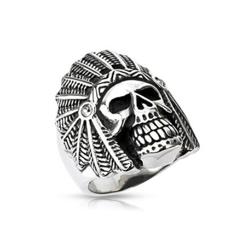 Anello uomo acciaio massiccio - anello,