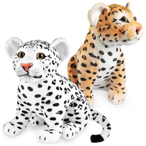 Bambola leopardo peluche - bambola,