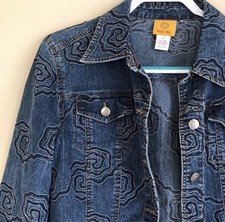 Giacca jeans donna S/M swirl