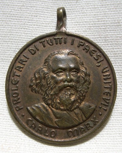 Medaglia carlo marx proletari - medaglia,