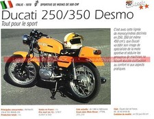 DUCATI 350 et 250 Desmo 1970
