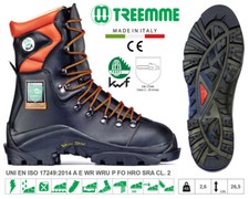 TREEMME Stivale Boscaiolo CE 17249 antitaglio CL.2 suola IBEX ramponabile 1202R