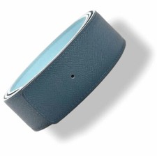 Hermes Bleu Reversible Veau