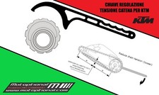 CHIAVE REGOLAZIONE TENSIONE CATENA KTM chain adjuster tool