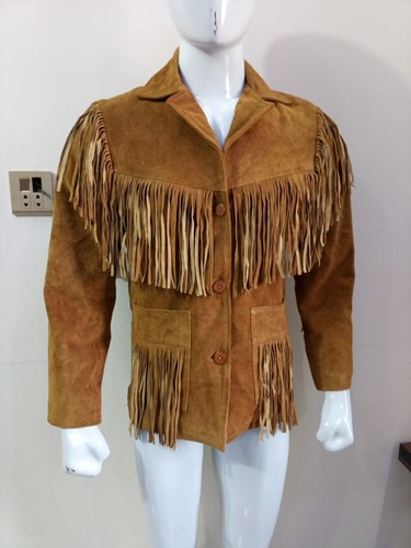 Giacca uomo western pelle
