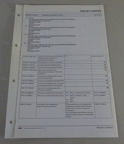 Schema elettrico mercedes benz - elettrico, mercedes-benz