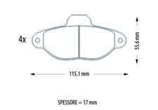 Fiat Punto 55/60/75 Pasticche