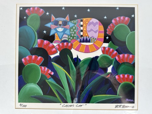 Bob bonn cactus cat firmato - bob, cat"