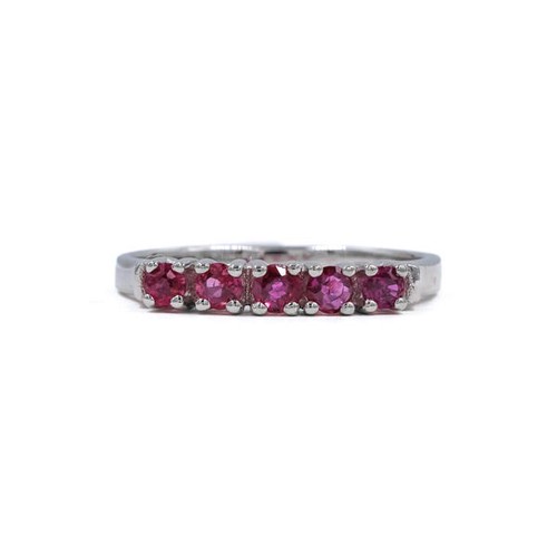 Anello con rubini 14 - anello, kt