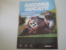 advertising Pubblicità 2001 MOTO DUCATI e TROY BAYLISS
