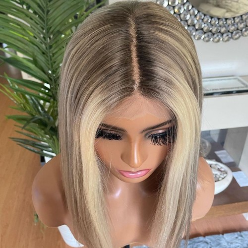 Parrucca bob blonde - parrucca, highlights