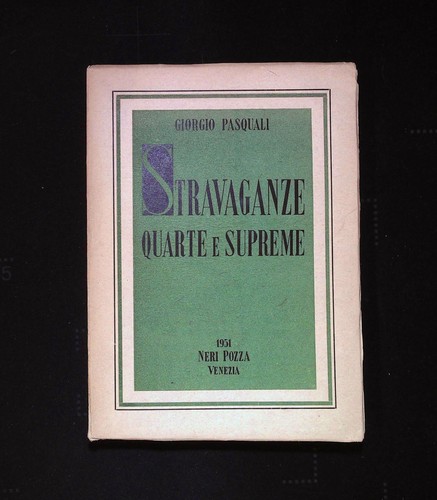 Pasquali giorgio stravaganze - pasquali,