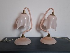 Coppia Di Lampade Da Comodino In Murano. Anni 50