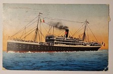 CARTOLINA STORICA NAVALE - GENOVA PIROSCAFO "FORMOSA" - VIAGGIATA 1926