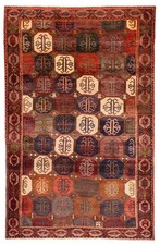 Tappeto vintage annodato a