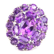Anello ametista lilla - ametista,