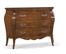 COMO' LUIGI XV BOMBATO IN MASSELLO CON  TRE CASSETTI 