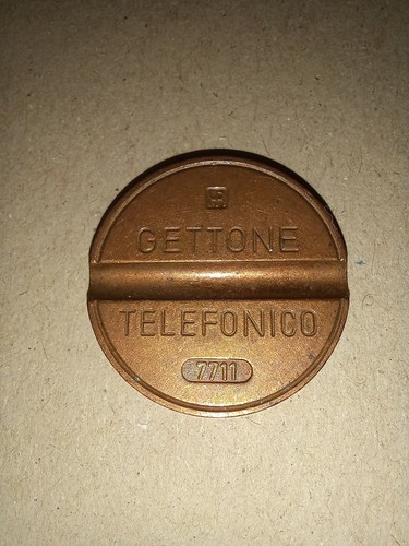 Gettone telefonico 7711 - telefonico,