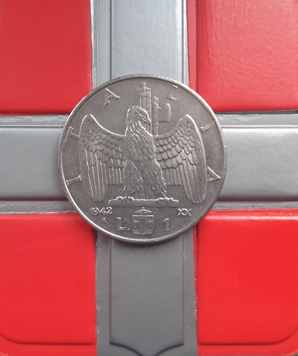 1 lira 1942 xx - ,