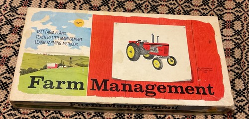 1962 vintage farm management - vintage,
