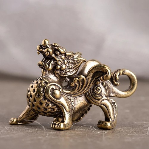 Mini statuina drago - , ottone