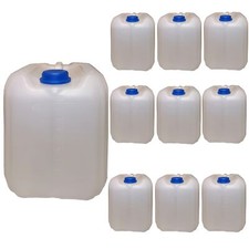 10 Contenitori 10 Litri HDPE