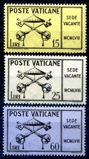 Vaticano 1958 sede vacante - 1958,