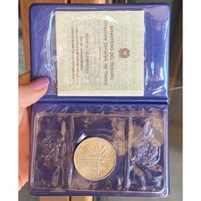 500 LIRE 1988 COSTITUZIONE REPUBBLICA ITALIANA ARGENTO SILVER FIOR DI CONIO UNC