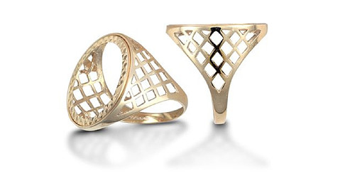 Montatura per anello - anello, oro