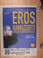 Poster Originale Concerto Eros Ramazzotti Casalecchio Reno 20/04/2001 70X100 Cm