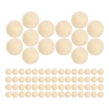 100 pezzi di sfere di legno