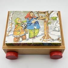 Quadro vintage in legno blocco