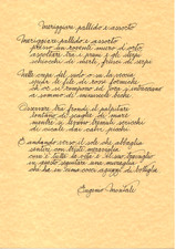 Meriggiare pallido assorto - pallido,