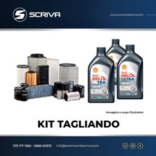 KIT TAGLIANDO 10 LT OLIO 5W40+ 4 FILTRI MITSUBISHI Pajero III 3.2 DI-D dal 2000