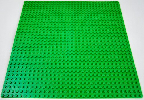 Lego 3811 piastra base verde - piastra,