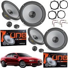 Kit 8 Casse Altoparlanti Hertz K165 Anteriori e Posteriori per Alfa Romeo 159