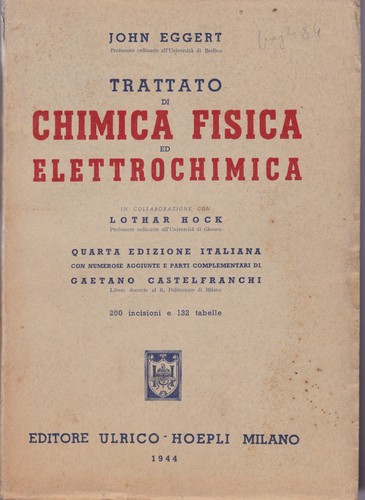 Trattato chimica fisica ed - trattato,