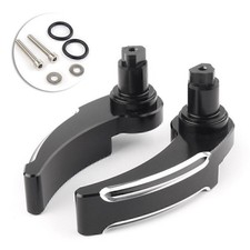 Sacco a sella posteriore sollevatore coperchio per Harley Touring FLHT FLHR FLHX FLTR 2014-14 nero