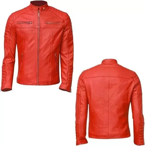 Giacca biker uomo pelle - giacca,