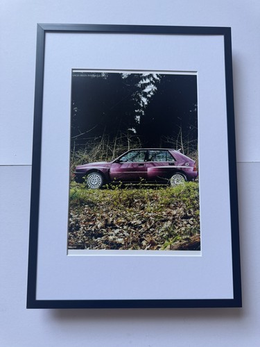 New framed lancia delta - new,