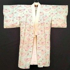 Kimono giapponese antico intimo lungo cotone lavabile intimo lungo