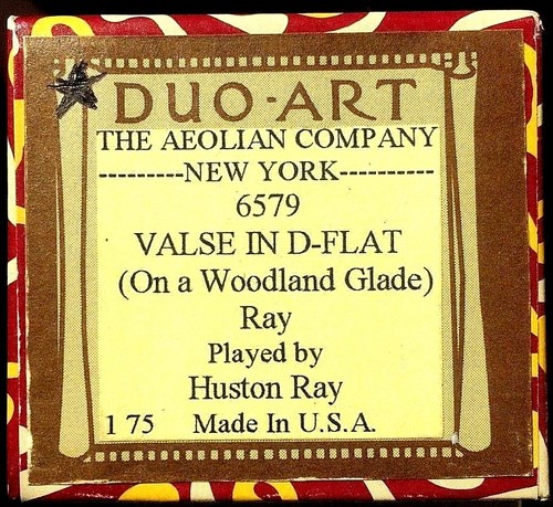 Duo art ray valse - in, d-flat