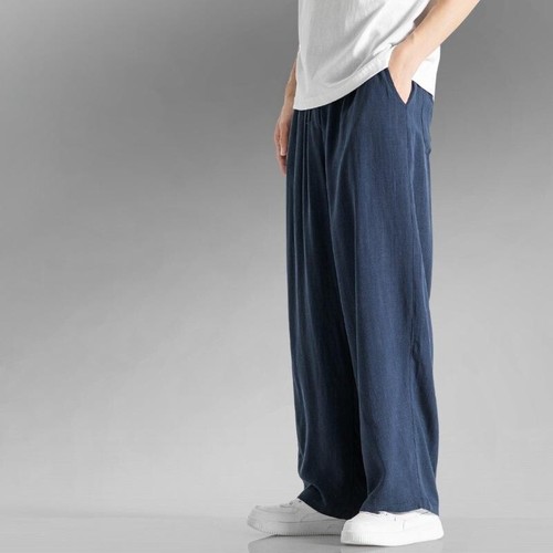 Pantalone uomo dritto coulisse