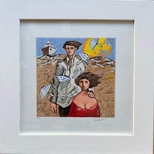 Opera incorniciata: Un giorno d'estate Giampaolo Talani SERIGRAFIA Numerata