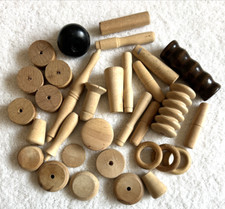 Lot of 32 Various Size Wooden